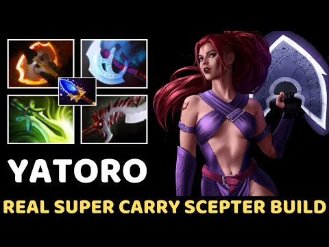 YATORO [Anti mage] Real Super Carry Scepter Build 7.37 Dota 2