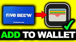How To Add Five Below Gift Card To Apple Wallet 2026 - Full Guide!