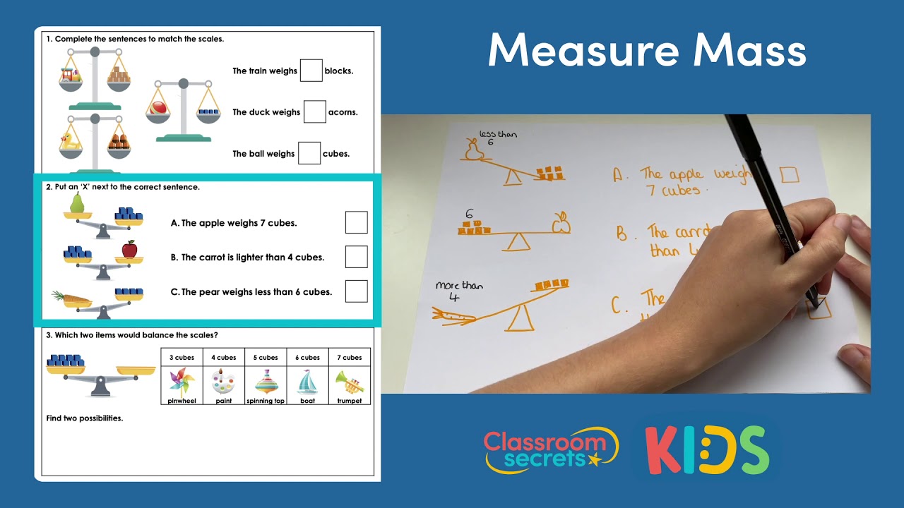Year 1 Measure Mass Answer Video