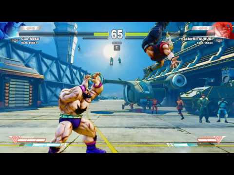 SFV~ Nash (masterMITSURUGI) vs. Zangief (Gun_Metal) HD