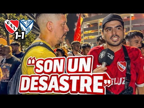 “WIN A MATCH” | INDEPENDIENTE 1 - 1 VÉLEZ | REACTION WITH THE FANS