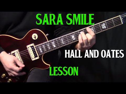 how to play "Sara Smile" on guitar by Hall & Oates | guitar lesson tutorial | LESSON