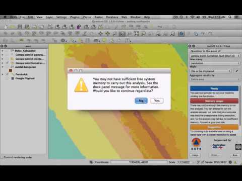 InaSAFE1.1 Feature run through