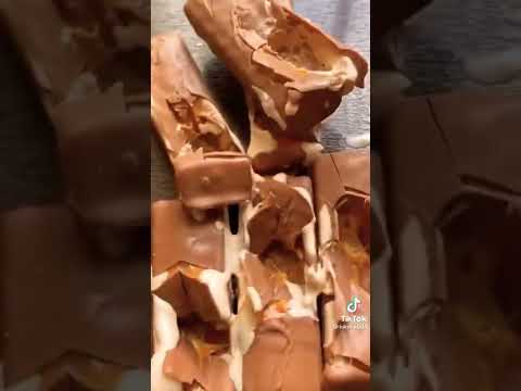|crushing chocolates in ice cream best ASMR |#Mahrukh Khan