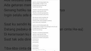 Download lagu lirik lagu Tiba-tiba cinta datang -Maudy ayunda #fypシ #viral #magic mp3
