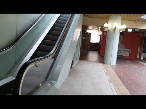 Rundgang im verlassenen vorgebäute des alten City Center Fürth + Aufzug_4K