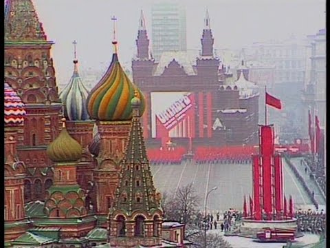 HD Soviet October Revolution Parade, 1988 Part II Парад 7 Ноября