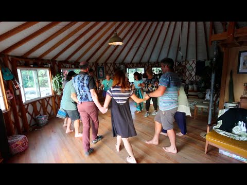 Learning Nemoj Kate in the yurt with Fiona from Folk Dance NZ | Dance of Us Ep 4