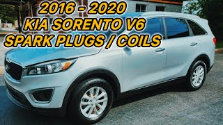 2016 - 2020 Kia Sorento 3.3 V6 Spark Plugs / Coils Replacement