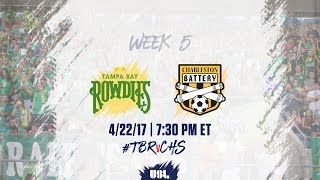 USL LIVE - Tampa Bay Rowdies vs Charleston Battery 4/22/17