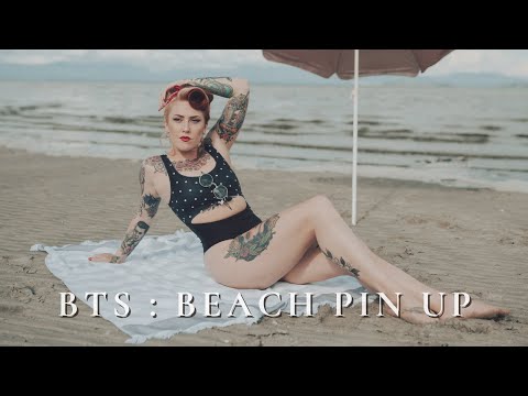 Vintage Beach Pin Up Photoshoot and Behind the Scenes