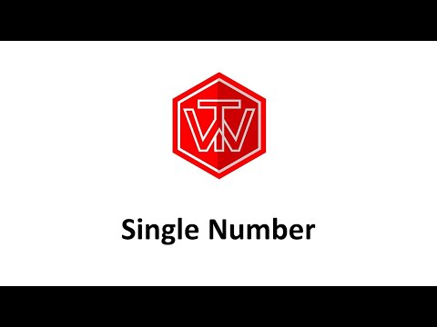 Single Number Leetcode 136 Amazon Coding Interview Tutorial