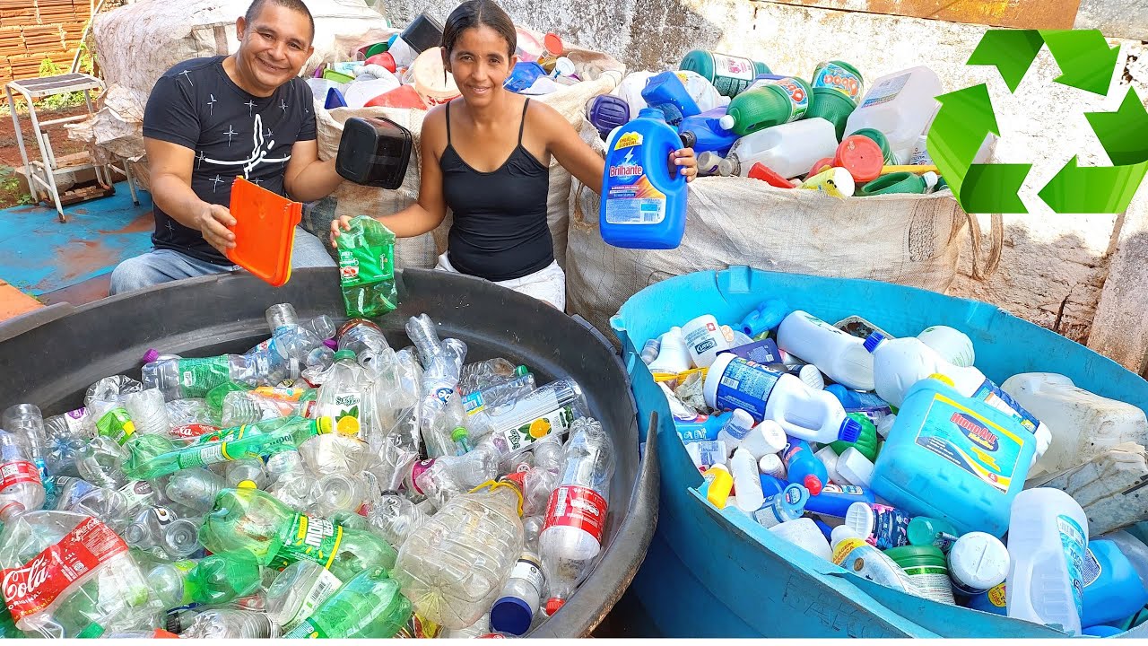 Como Separar Plástico Recicláveis.