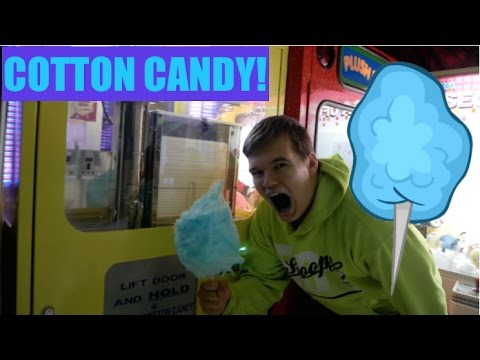 THIS ARCADE MACHINE MAKES COTTON CANDY! - YouTube
