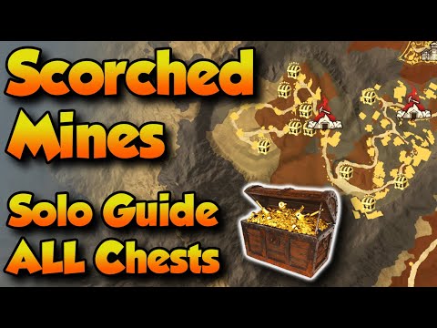 New World How To Solo Elite Chests 🏴‍☠️ Scorched Mines / Ambusti (All Chests)