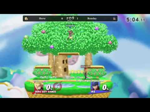 FD9 Pools - Horse (Zero Suit Samus) vs Renslay (Ike)