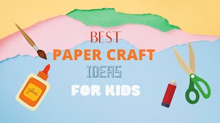 EASY KIDS PAPER CRAFT IDEAS | FUN EASY PAPER CRAFTS | HOW TO DO PAPER CAT