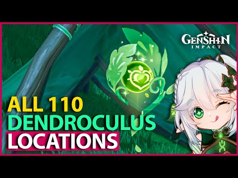 ALL 110 Dendroculus Locations - (WITH TIMESTAMPS BEST ROUTES) SUMERU【 Genshin Impact 3.0 】