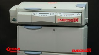 Plastic Card Embossing Machine - CIM E2000