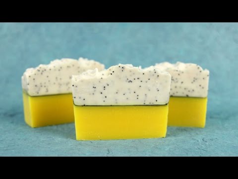 Lemon Poppy Seed Cold Process Soap Project