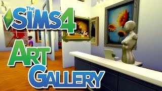 The Sims 4: Art Gallery Build (Retail Lot)