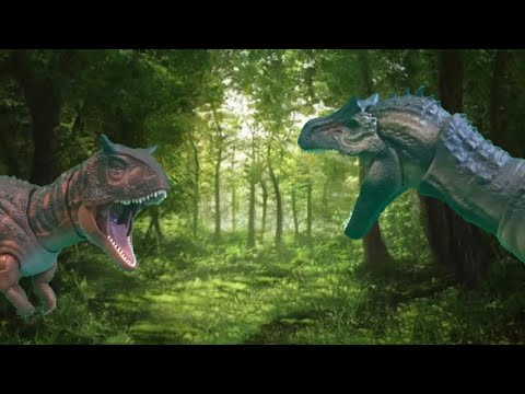 Allosaurus vs  Carnotaurus Stop-Motion Animation