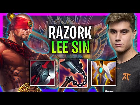RAZORK MODO DIABLO CON LEE! - FNC Razork Juega Lee Sin Jungla vs Vi! | Season 2023