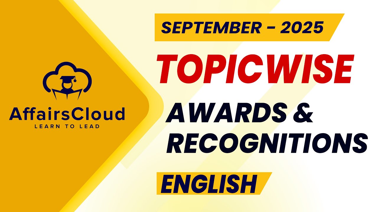 September 2025 - Awards & Recognitions | English | AffairsCloud