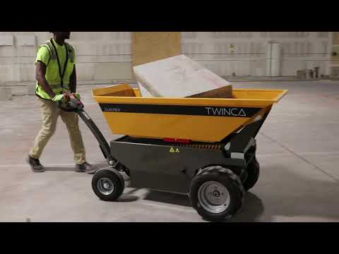 Twinca ES800 - 100% Battery-Powered Wheelbarrow