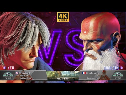 SF6 🔥 MUSCLENOOB (KEN) VS MISTER CRIMSON (DHALSIM) 🔥 4K ACTION 🔥 STREET FIGHTER 6