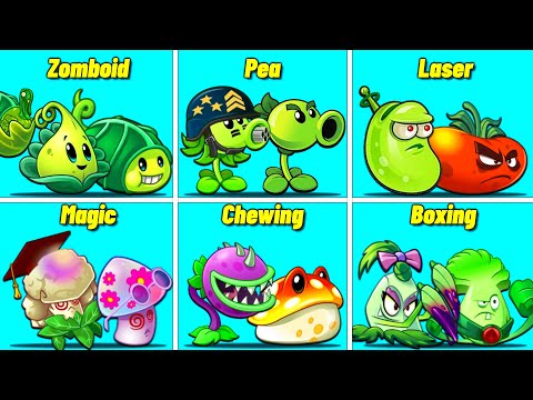 PvZ2 - 6 Pairs Plant BattleZ - Which Team Plants is Best?