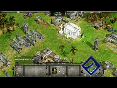Age of Mythology 14 6 2020 Random Map(Archipelago)Hard Deathmatch