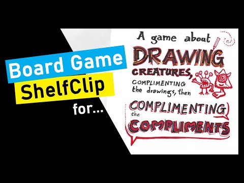 ShelfClips: A game about drawing creatures (Short Board Game Preview)