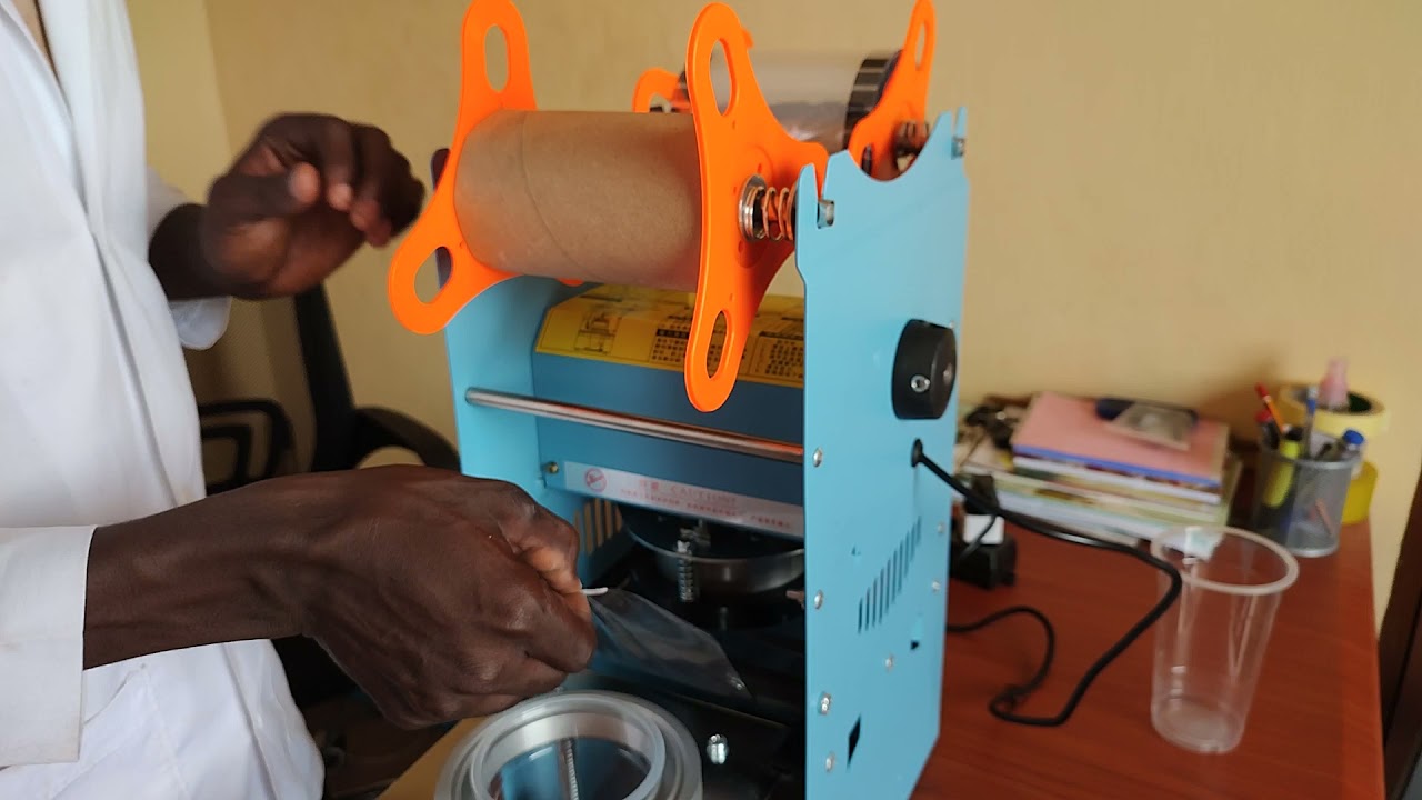 Comment utiliser l'operculeuse ou sertisseuse des verre ou pot en plastique