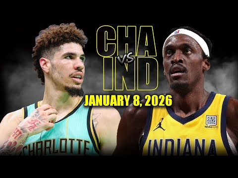 Charlotte Hornets vs Indiana Pacers Full Game Highlights – January 8, 2026 | NBA Season