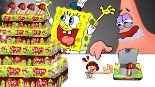Download lagu 1 VS 100 LAYERS FOOD CHALLENGE | 🥞100 LAYERS FOOD MUKBANG | SPONGEBOB ANIMATION | SLIME CAT mp3