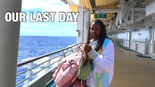 OUR LAST DAY ON OVATION OF THE SEAS | day 6 + debarkation 