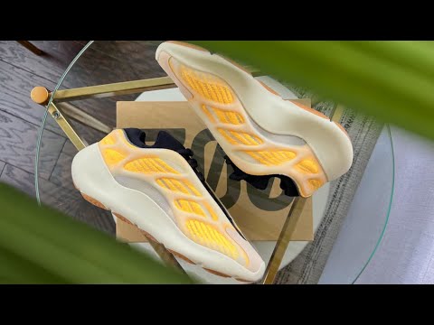 SUNSHINE FOR YOUR FEET! Yeezy 700 V3 Mono Safflower Unbox + Review!