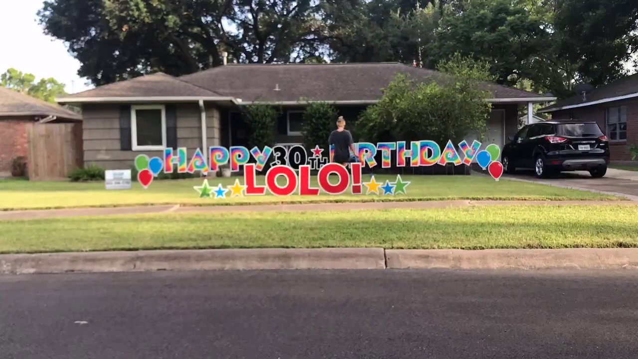 Event Yard Greetings Houston