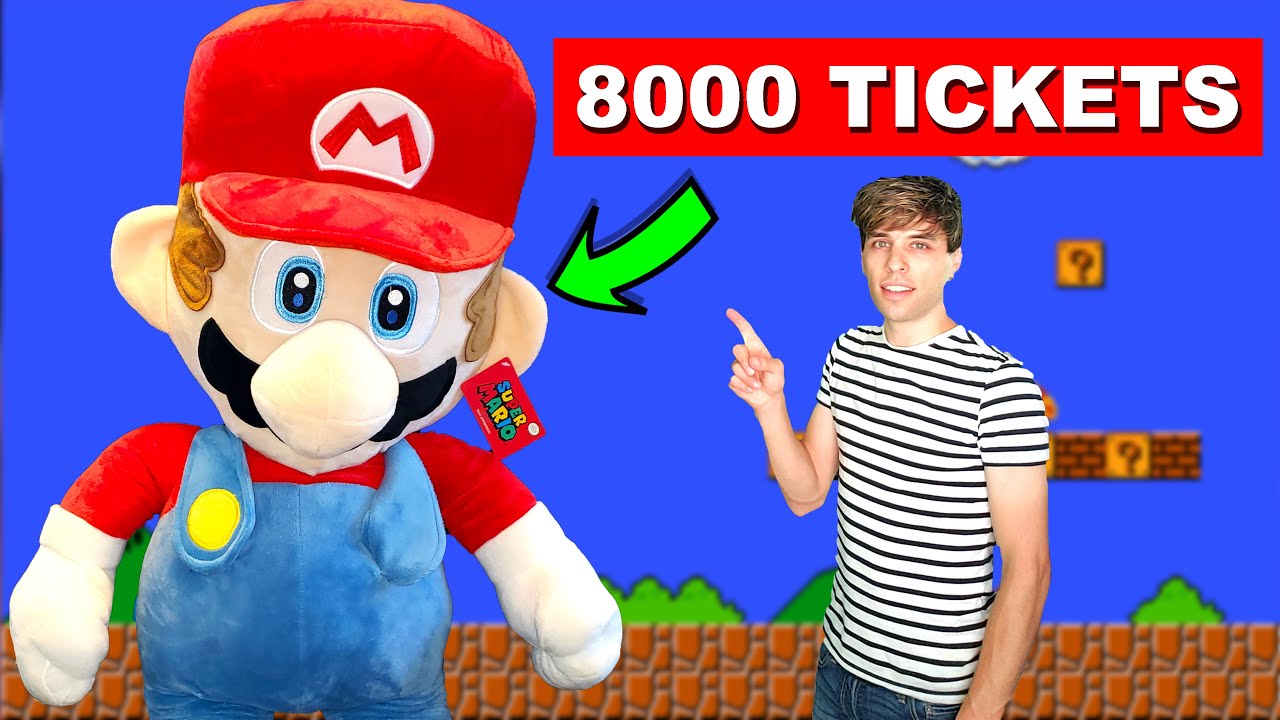 Can I Win It? HUGE Super Mario! (ARCADE CHALLENGE)