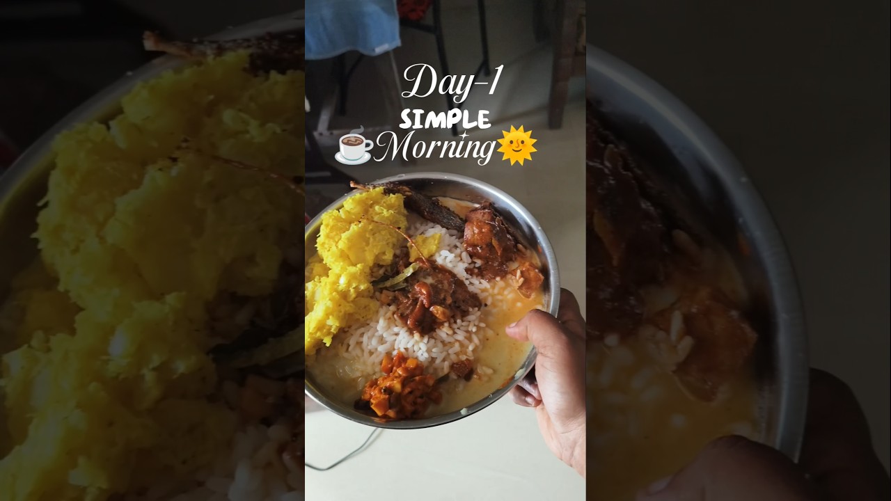 Day 1: Simple Morning Routine Vlog#shorts #shortsfeed