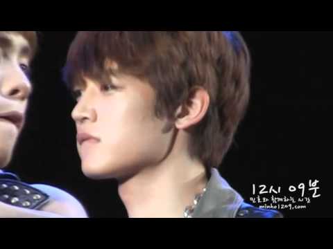 [FANCAM] 110804 MINHO SEXY LIPS & TONGUE @ Sacheon World Percussion Festival