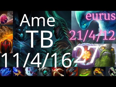萧瑟 Ame Terrorblade, zai DK vs eurus Morphling, mid Tiny, off Pugna - gpm: 901, multi stuns - dota2