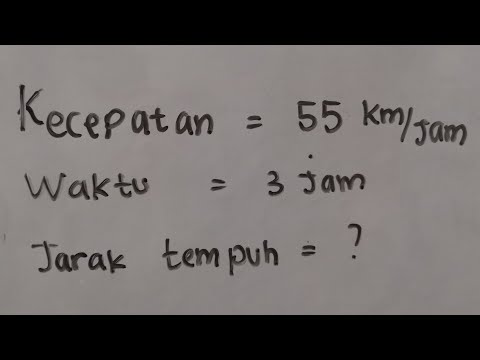 Cara Menentukan Jarak Tempuh Terhadap Kecepatan dan Waktu | Matematika SD