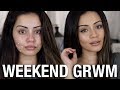NATURAL GLAM 💄 WEEKEND GET READY WITH ME