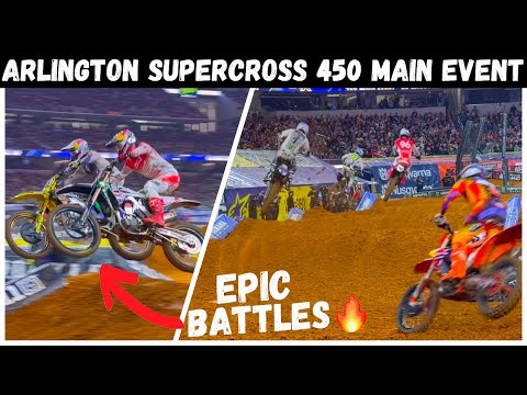 The BEST 450 Supercross Race of 2026!! Roczen vs Hunta vs Webb vs Tomac for the WIN at Arlington SX
