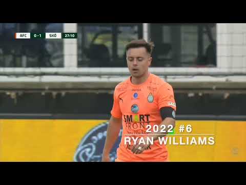 Ryan Williams #6 AFC Eskilstuna Midfielder 2022