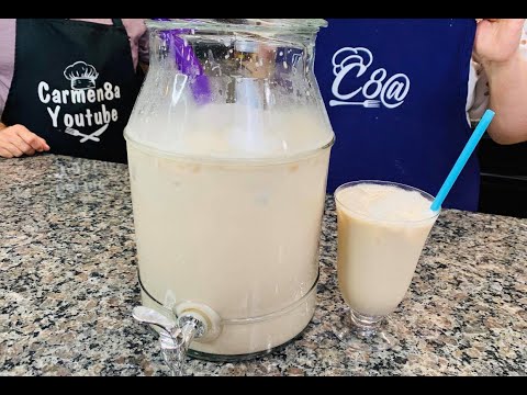 Super creamy horchata water 🔴😍🤗☺️