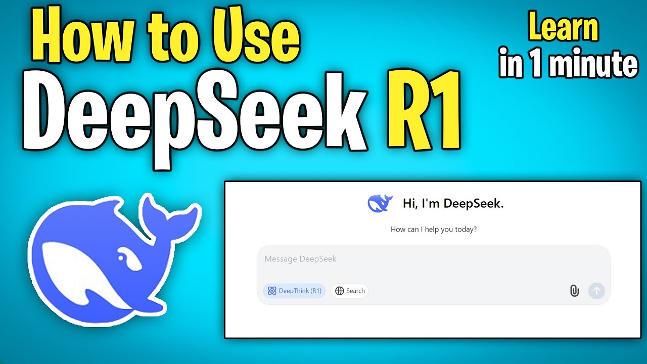 Learn DeepSeek R1 AI in 1 Minutes! (Free ChatGPT Alternative) 🔥