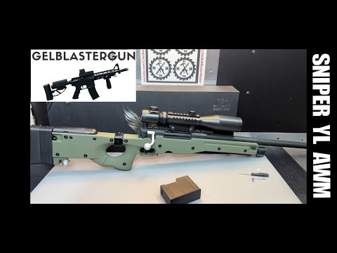 AWESOME, NEW! Sniper YL AWM Gel Ball Blaster Toy from Gelblastergun.com